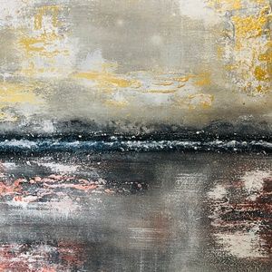 Textured Abstract Acrylic Painting "STILL"